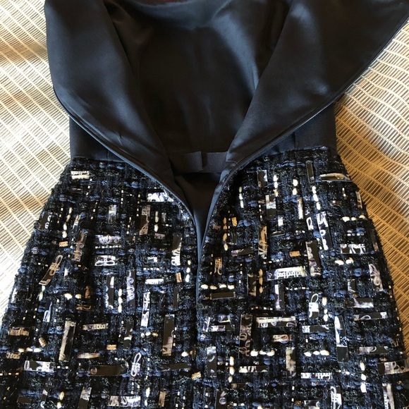 Oscar de La Renta sleeveless dress Tags removed. Elegant with a bit of fun - Picture 6 of 9